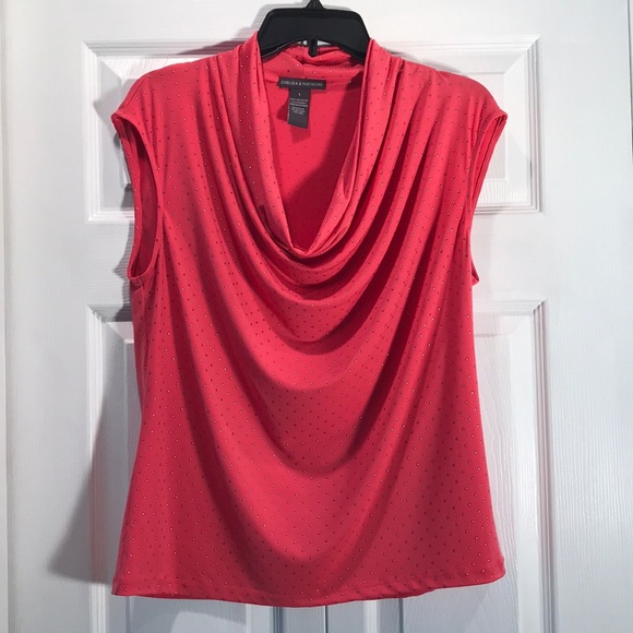 Chelsea & Theodore Tops - Chelsea & Theodore Cowl Neck Top